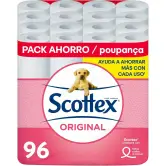96 rollos papel higiénico Scottex