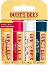 4  bálsamos labiales   Burt's Bees