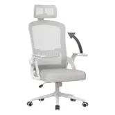 Silla de oficina ergonómica con soporte lumbar