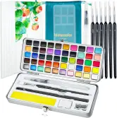 Kit de acuarela portátil 50 colores