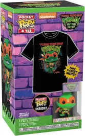 Camiseta y figura de las Tortugas Ninja