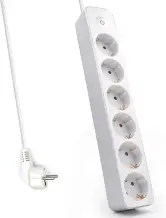 Regleta de alimentación 6 Schuko 16A