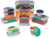 Pack de 10 recipientes con tapa