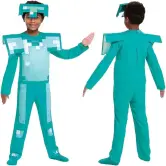 Disfraz Infantil Armadura Diamante Minecraft