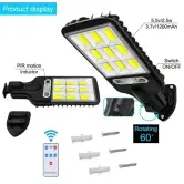 Foco solar con sensor y 108COB