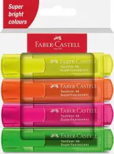 Pack de 4 Subrayadores Faber-Castell
