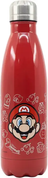 Botella de acero inoxidable Super Mario de 780 ml
