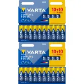 40 Pilas AA Alcalinas VARTA Longlife