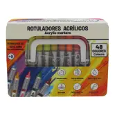 48 rotuladores acrílicos 48 rotuladores acrílicos