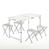 Juego de Mesa y 4 Taburetes