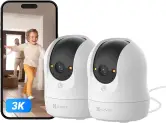 2 cámaras de vigilancia interior WiFi EZVIZ