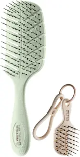 Cepillo de pelo desenredante antitirones  + Charm Mini