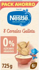 Nestle Papilla 8 Cereales con Galleta, 725 g Nestle Papilla 8 Cereales con Galleta, 725 g