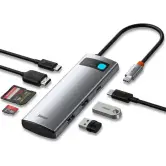 DockStation USB-C 100W Baseus Metal Gleam 7 en 1