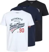 3 camisetas Jack & Jones Jjecorp