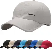 Gorra de béisbol transpirable