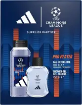Eau de Toilette y un gel de ducha Adidas UEFA Champions League Pro