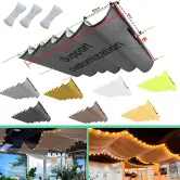 Toldo vela solar retráctil 100x300 cm