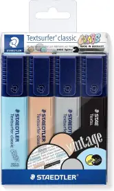 4 rotuladores fluorescentes Textsurfer Staedtler