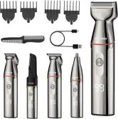 Kit recortadora de barba inalámbrica