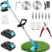 Desbrozadora con 2 baterías 21V