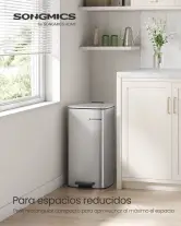 Papelera de cocina de 30L