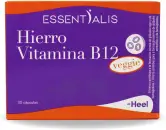 Essentialis Hierro Vitamina B12 Veggie 30 cápsulas Veganas