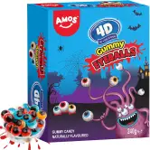 Caramelos de Goma Halloween 4D Ojos 240g