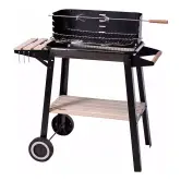 Barbacoa rectangular de carbón