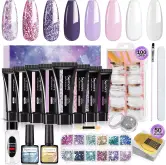 Kit 6 Gel de Extensión de Uñas + Esmalte + Uñas Postizas/Cepillo Kit 6 Gel de Extensión de Uñas + Esmalte + Uñas Postizas/Cepillo