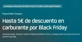 Hasta 5€ de descuento en carburante por Black Friday en Waylet