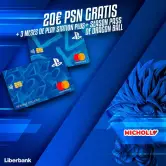 20€ PSN+SeasonPass Dragon Ball Z: Kakarot+3Meses PS Plus con tarjeta PS GRATIS