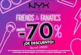 70% de descuento en la web de NYX