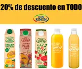 20% DTO en la primera compra en productos Don Simon