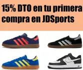15% DTO en tu primera compra en JDSports