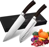 Set 2 cuchillos de cocina profesionales