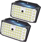 Pack 2 Focos LED solares de exterior