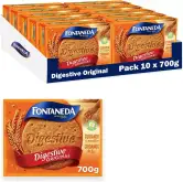 10x 700g Galletas Fontaneda Digestive Original