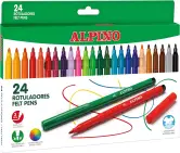 Pack 24 Rotuladores Alpino Coloring para Niños