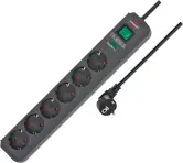 Regleta Brennenstuhl 6 tomas con interruptor + cable 1.5m