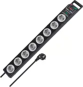 Regleta Brennenstuhl con 8 Tomas y Protección Sobretensiones