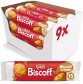 9x 150gr Galletas Rellenas de Crema Biscoff Lotus Biscoff Vegana