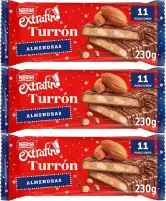 3x230g NESTLÉ Turron de Chocolate con Leche Almendrado