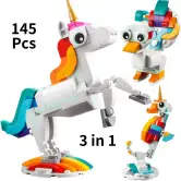 Juego de juguetes de construcción Unicornio