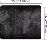 Alfombrilla de ratón Mapa mundi