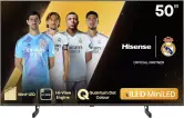 Hisense 50" Mini LED 120hz