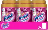6x400gr Vanish Oxi Advance Quitamanchas: Elimina Olores y Evita Desteñidos