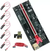 Riser PCIe con Cable USB 3.0 y Alimentación SATA