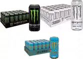 24x 500ml Monster Original / Blanco / Mango Loco