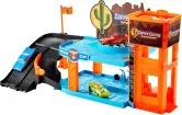 Disney Pixar Cars Glow Racers Taller brillante + 3 coches